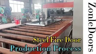 Zonledoors Durable Steel Fire Door Production Procuce