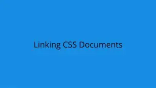 CSS TUTORIALS - Linking CSS Files to HTML