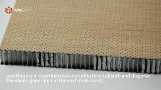 Premium Honeycomb Core Micro-Perforated Acoustic Panels for Sound Control