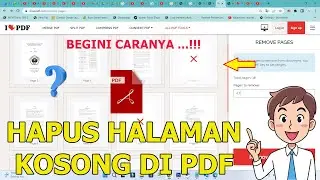 Bagaimana cara menghapus halaman kosong di PDF?