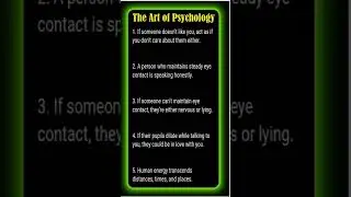 Eye Contact & Human Energy | Psychology Explained