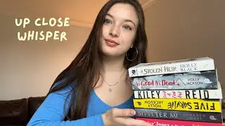 ASMR whispered reading wrap up 📖 (8 books!)
