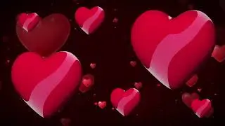 VJ LOOPS (2K) / MOTION GRAPHICS / ANIMATION VIDEO / VISUAL LOOPS / CINEMA 4D / 3D - RED LOVE HEART 2
