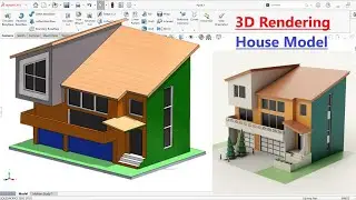 3D Modern House Model 2025 | Solidworks House Design
