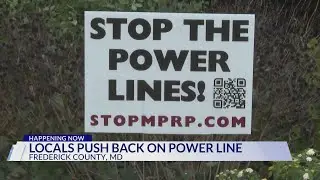 Communities in Frederick County speak out against possible powerline project