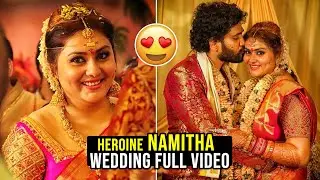 Heroine Namitha Wedding Full Video | Actress Namitha Marriage In Tirupati | Telugu Tonic
