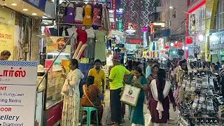 T Nagar Street walk || Chennai, India