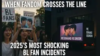 When Fandom Crosses the Line 2025's Most Shocking BL Fan Incidents