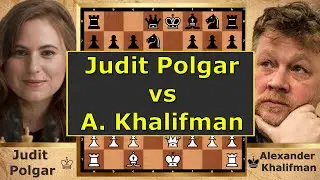 JUDIT POLGAR vs ALEXANDER KHALIFMAN &ndash; Fort Knox Cracked 🔥 #JuditPolgar #FrenchDefense #ChessLegends