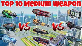 WR🔥 Top 10 Medium Weapon Comparisons |WAR ROBOTS|
