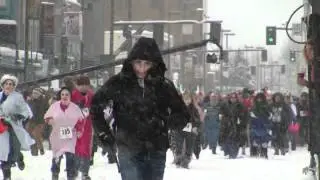 Running of the Reindeer at Anchorage, Alaska's Fur Rondy 2012