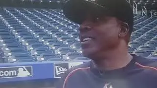 Barry Bonds explains catching the ball with your bat