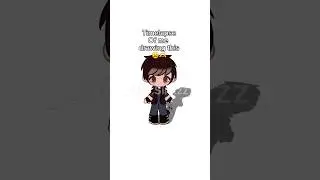 Timelapse of chibi drawing || #gacha #oc #timelapse #speedpaint #fyp #art #ibispaintx