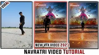 Navratri Special Video Editing tutorial | Navrati Kinemaster Editing video Status Bhakti VFX 2021