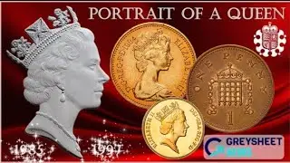 BIG Money in Old UK one pence coin United Kingdom old money