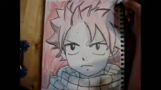 Speed drawing #1: Natsu Drageneel w/ warfire89