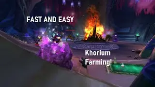 WoW Shadowlands 9.2.5 - Khorium Ore Instance Farming Gold Farm!