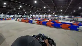 My (POV) at Monaco indoor go kart in Berlin, NJ.