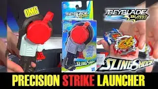 PRECISION STRIKE LAUNCHER  BEYBLADE BURST TURBO! Unboxing & Review - EPIC HASBRO WIND UP LAUNCHER