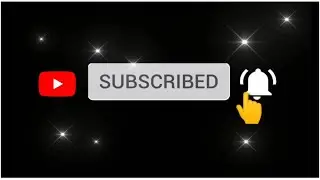 Subscribe & bell icon intro with sound  | without copyright claim | animation subscribe button