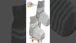 STRICKMUSTER 359 Socken Kinder, Gestrickte Socken