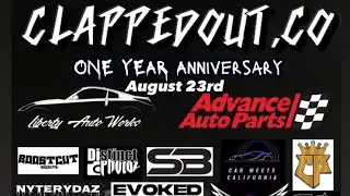 Clapped out Co. 1 year anniversary car meet 》 Redlands,CA  》 8/23/24