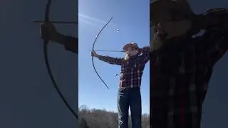 Here&rsquo;s an Osage bow #novembersouth #bowandarrow #bushcraft #primitive #selfbow #osage #archery