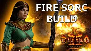 Fire Sorceress Build (Fireball + Meteor + Hydra)  Diablo 2 Resurrected 4K 60FPS