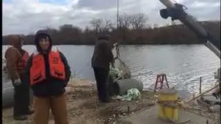 CHANNEL CATFISH HABITAT STRUCTURE INSTALLATION