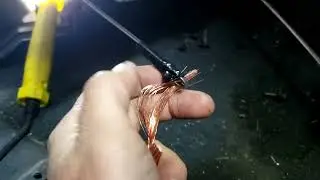 How to run amplifier power wire through Chevy firewall (easy)