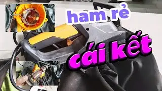 Sửa máy cắt xích mua mù,và cái kết bán ve chai