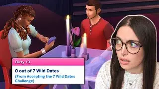 my sim tried and FAILED AT DATING // Sims 4 Wheel Spin Challenge
