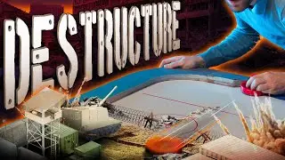 DESTROYING EVERYTHING PLAYING AIR HOCKEY! - DESTRUCTURE: AMONG DEBRIS