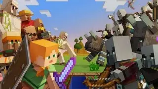 Minecraft but interacting with villagers is OP