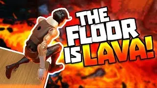 DON'T TOUCH THE FLOOR! - Hot Lava Game - New Klei Game (Hot Lava Gameplay)