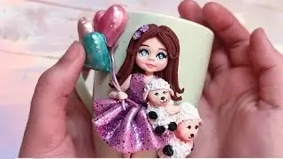 يلا نعمل مع بعض مج لعيد الاضحى المبارك بطريقه سهله جدا  polymer clay