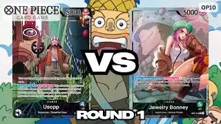 Usopp VS Jewelry Bonney | OP10 Locals Gameplay - Round 1