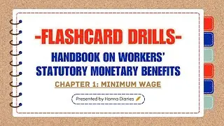 FLASHCARD DRILLS | PART 1: MINIMUM WAGE 📝🥕