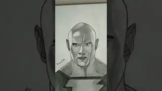 Dwyane Johnson sketch video ❤️ #dwyanejohnson #blackadam #blackadamsketch #therock #therocksketch