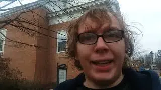 Vlogging in Downtown Springfield, Vermont.