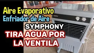 AIR COOLER PULLS WATER THROUGH THE VENT / SHT Mobile Evaporative Cooler XL Symphony