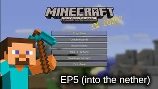 Minecraft Xbox 360 TU1 let's play EP5 (into the nether)