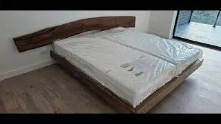 #pat din #lemn #reciclat #rustic #recycle #art #furniture #bed #bedroom #solidwood #oak #walnut #dyi