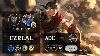 Ezreal ADC vs Miss Fortune - EUW Challenger Patch 10.2