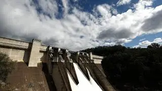 Sydney rain causes Warragamba Dam to spill
