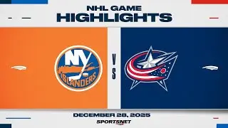 NHL Highlights | Islanders vs. Blue Jackets - December 28, 2025