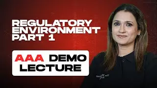 Regulatory Environment Part 1 | AAA Demo Lecture | Regulatory Environment for business | TWSS #acca
