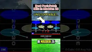 This UNSTOPPABLE Glitch Blitz Gets INSTANT Sacks in Madden 26! 🔥 #shorts