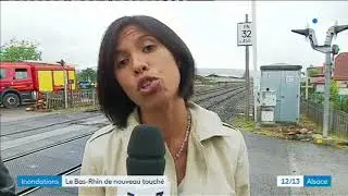 Gresswiller durement touch&eacute;e par les orages et les inondations