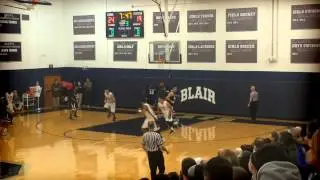 Boys Basketball: Dunk highlights and interviews from Blair's redemption win over Pope John